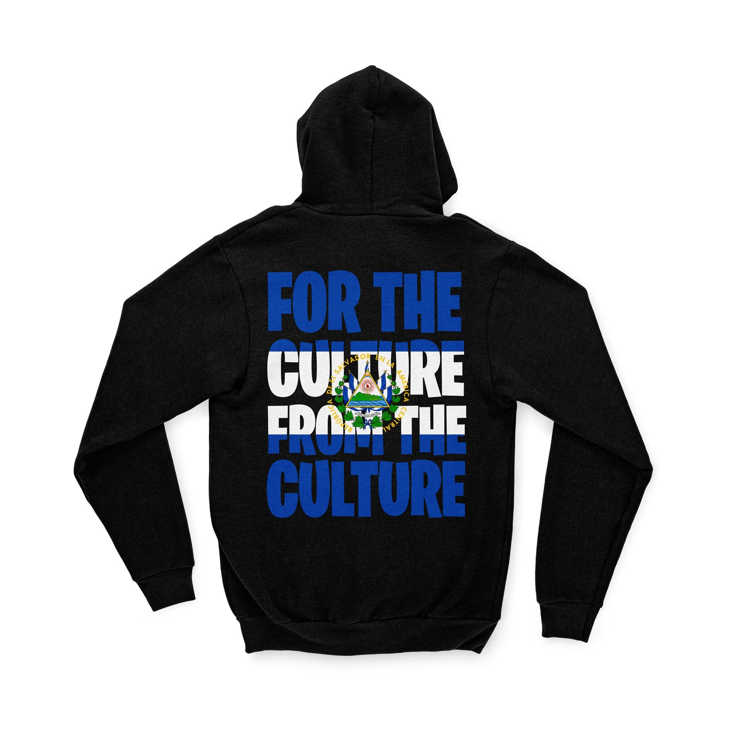 LATINO CULTURE Black Fleece Hoodie (Heavyweight)