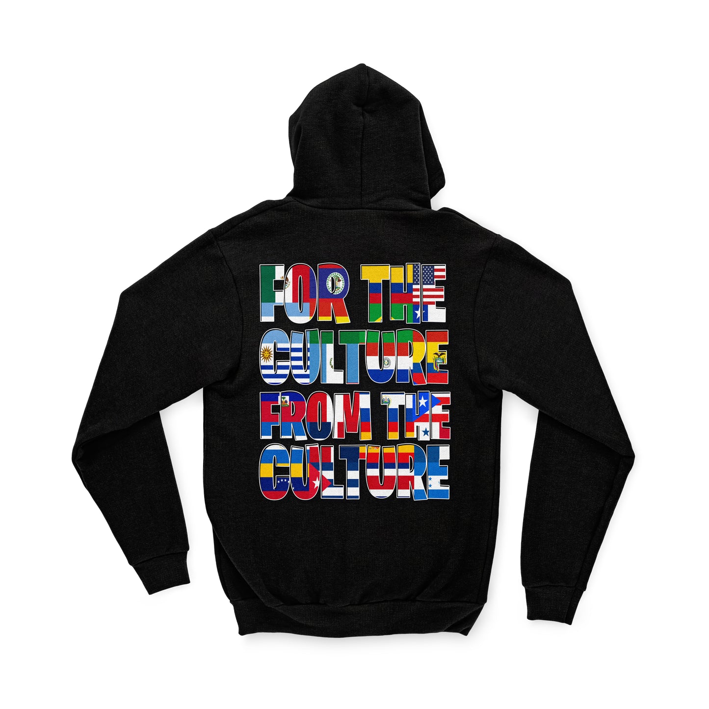 PUERTO RICO Black Fleece Hoodie (Heavyweight)